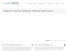 Tablet Screenshot of corepdgroup.com